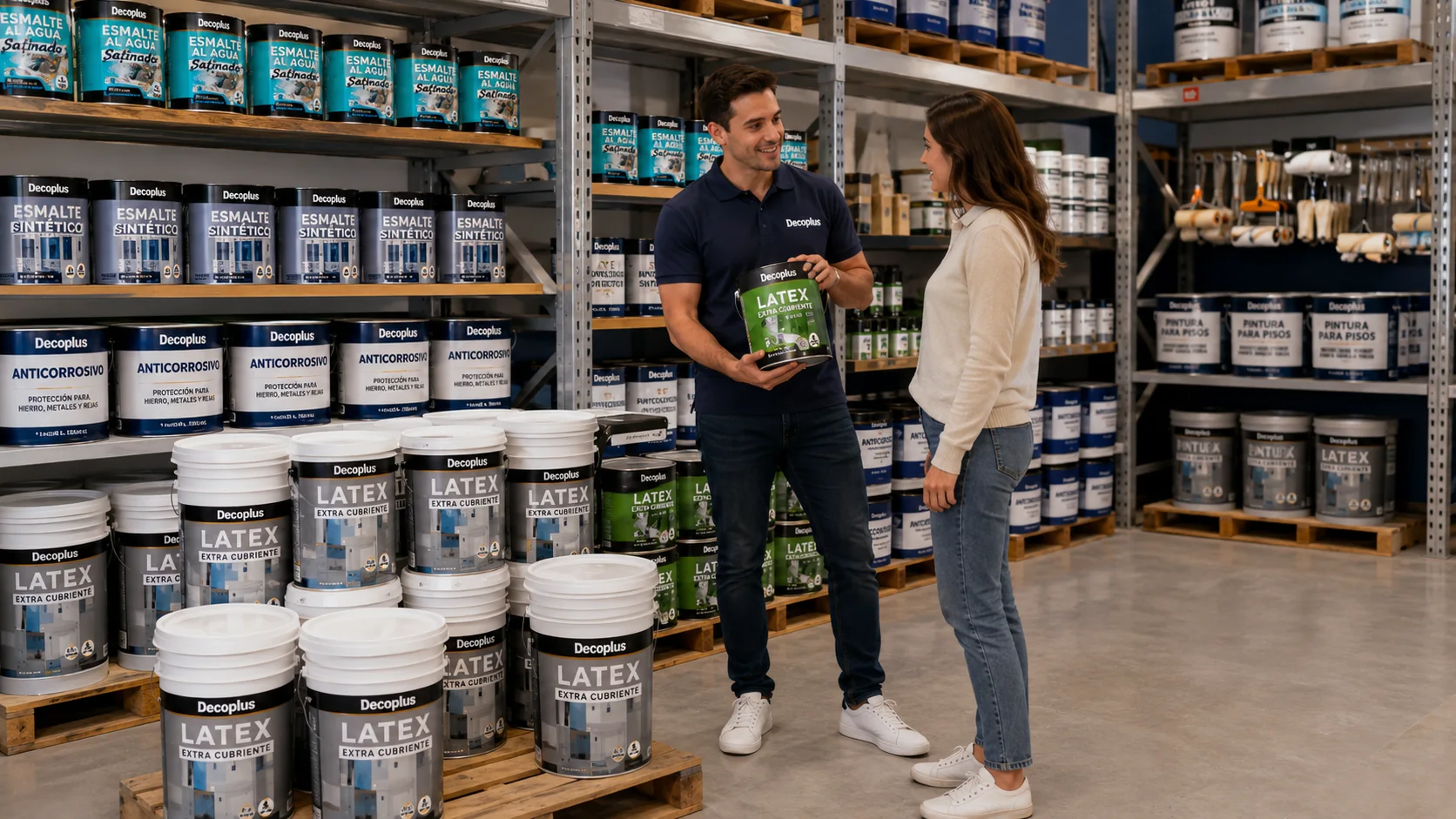 Asesoría de productos en Pinturas Deco Plus