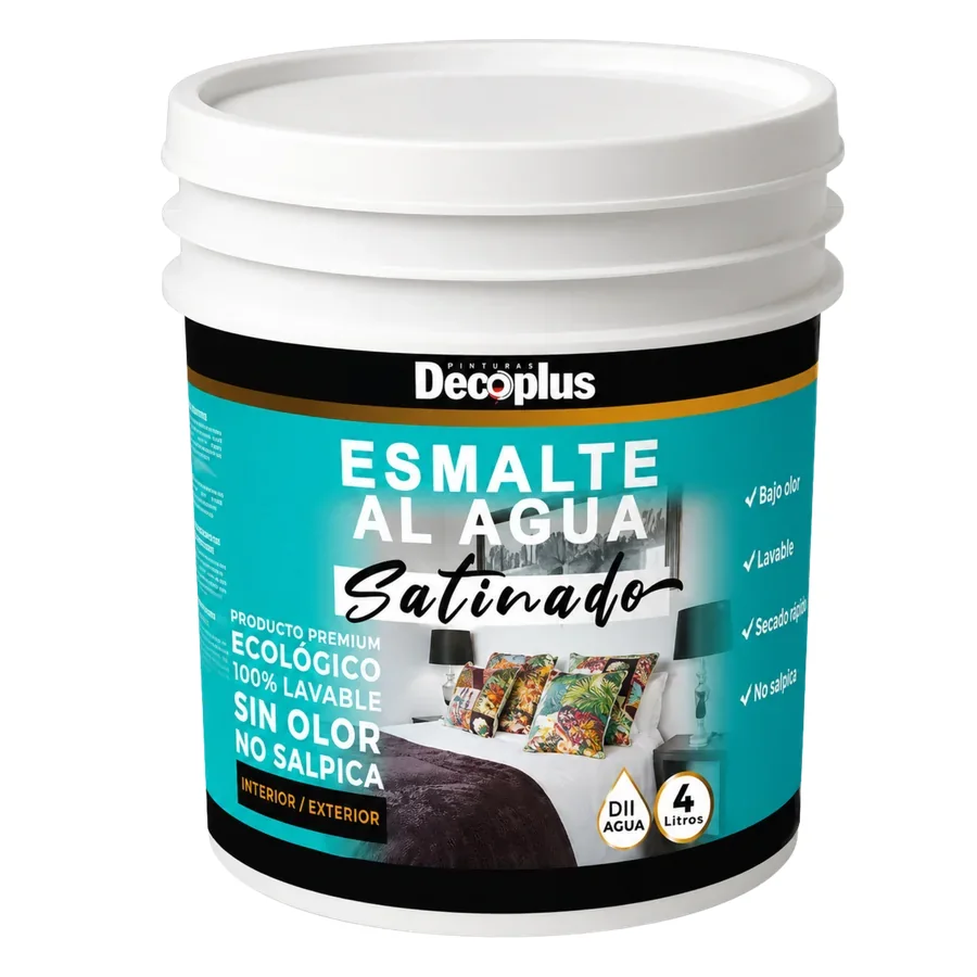 Esmalte al Agua Satinado Decoplus