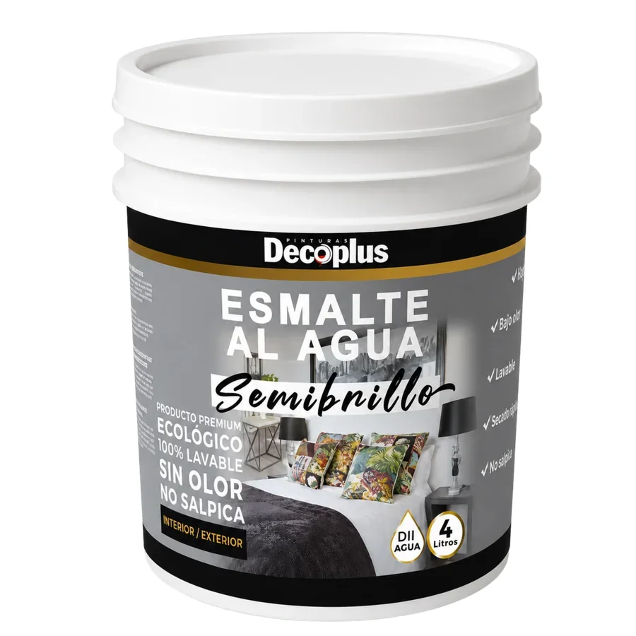 Esmalte al Agua Semibrillo Decoplus