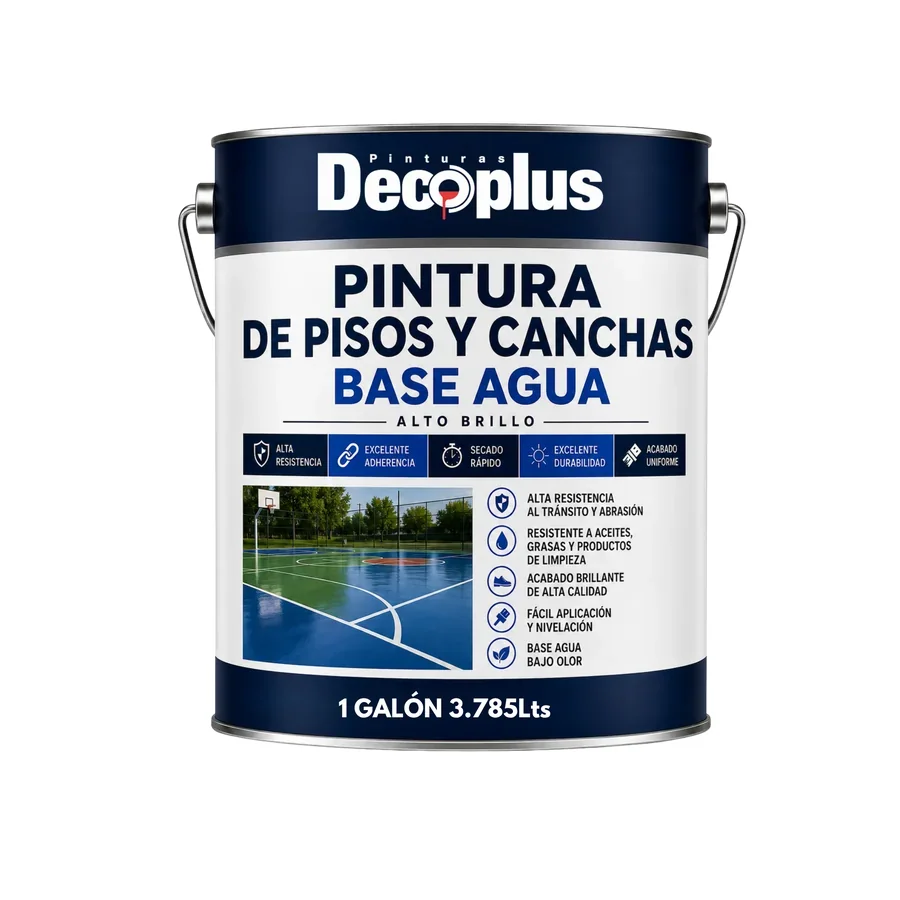 Pintura para Pisos y Canchas Base Agua Decoplus