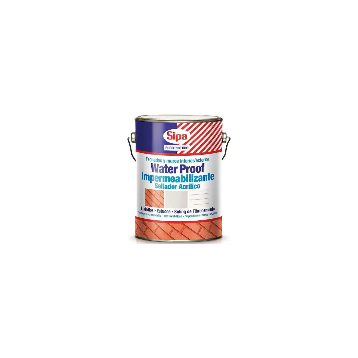 Water Proof Incoloro / Ladrillo SIPA Galón — 3,785 L