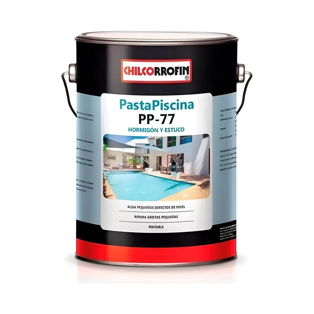 Pintura Piscina Super Caucho Celeste Agua GL